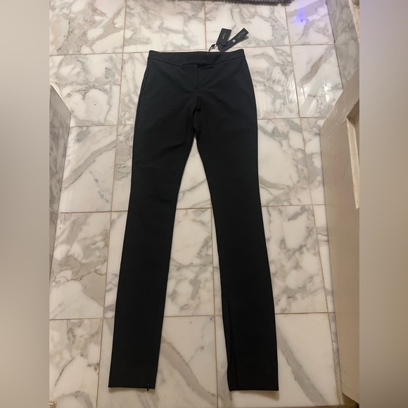 Rag & bone ICONS Rebecca Zip Cuff Slim Leg Pants $350 Sz 0 NEW